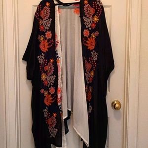 Betsy Johnson Embroided Kimono